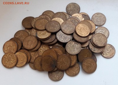 5руб. 1992г.(м) 100шт. - 5