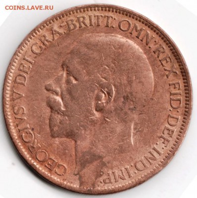 Великобритания 1 пенни 1927 г. до 24.00 25.12.17 г. - Scan-171218-0035