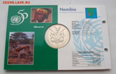 Намибия 10$ долларов 1995 50 лет ООН Крона Шайба буклет - namibija_10_dollarov_1995_50_let_oon_krona_shajba_buklet %25281%2529