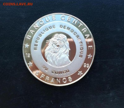Крона Шайба Конго 5 франков 1999 Диана и Элтон Джон пруф - krona_shajba_kongo_5_frankov_1999_diana_i_elton_dzhon_pruf %281%29