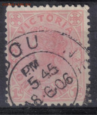Австралия Виктория 1901г 1р до 20.12 22.00мск - Австралия Виктория 1901г 1р №3