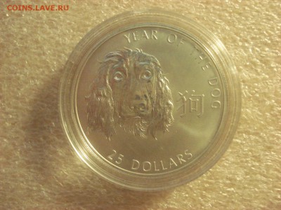 Соломоновы о-ва 25 долларов 2006 года - Год Собаки. Короткий - DSC06582.JPG