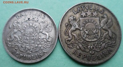 Латвия. 1 лат 1924 + 2 лата 1925 до 23.12.17 в 22.00 - SAM_9732
