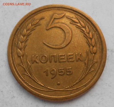 5 копеек 1955 до 25.12.2017 в 22-00 мск - 5_kopeek_1955