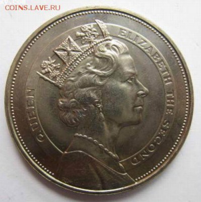 Крона Шайба Санта Лючия 10$ долларов 1985 Сент Люсия Короле - krona_shajba_santa_ljuchija_10_dollarov_1985_sent_ljusija_korolevskij_vizit_unc (1)