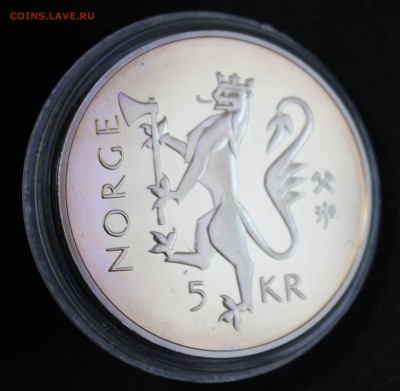 С 1 РУБ. НОРВЕГИЯ 5 крон 1997г. ПРУФ  350-лет ПОЧТЫ до 26.12 - IMG_9764