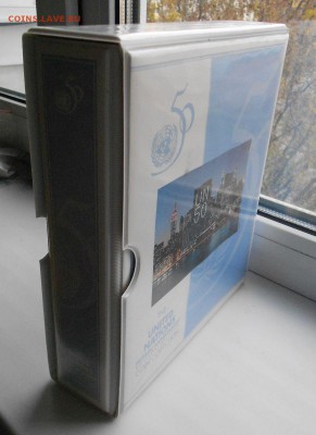 редкий набор 50 лет ООН альбом папка в шубере 21 монета UNC - DSCN5046.JPG