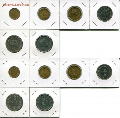 Гонконг подборка 1985-1992 до 24.12.17 22-00 мск - HK dif.1985-1992