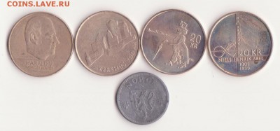 Монеты Норвегии 20 крон и 50 оре цинк - оценка - Рисунок (33)