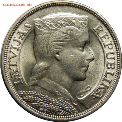 Латвия. 5 лат 1931 AU-UNC. До 25 декабря 23-00 - DSCN3340.JPG