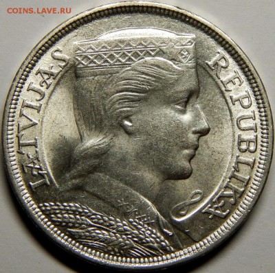 Латвия. 5 лат 1932 AU-UNC. До 25 декабря 23-00 - DSCN3345.JPG