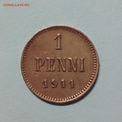 1 ПЕННИ 1911г. - 1 (34)