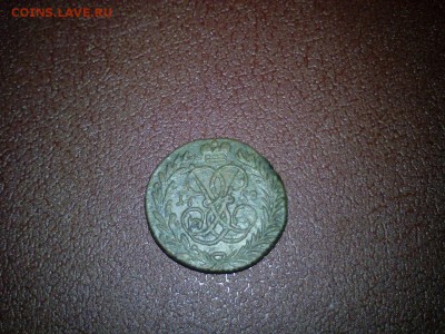 Полушка 1758г - adQyDM6m21Y