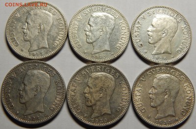 Шведское серебро. 2 кроны 1913,1914,1926,1928,1929,1930 и др - DSCN3399.JPG