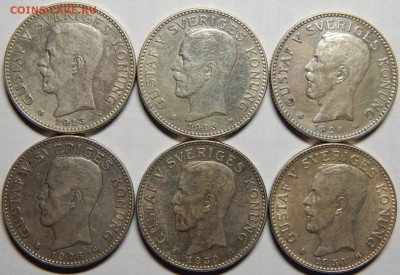 Шведское серебро. 2 кроны 1913,1914,1926,1928,1929,1930 и др - DSCN3397.JPG