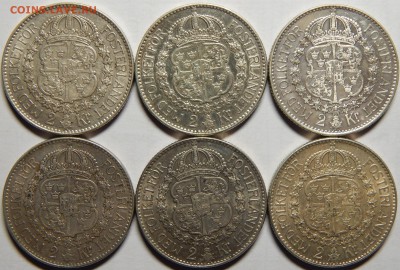 Шведское серебро. 2 кроны 1913,1914,1926,1928,1929,1930 и др - DSCN3402.JPG