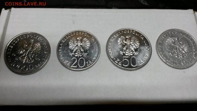 Польша юбилейка 4шт №1, 26,12,17, до 22,00 - 20171222_224812