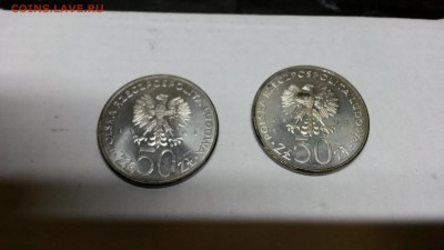 Польша юбилейка 2шт с рубля с косяками, 26,12,17, до 22,00 - 20171222_224958