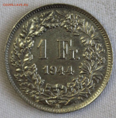 С 1 РУБ.ШВЕЙЦАРИЯ 1 франк 1944г. до 29.12 в 22-00 - IMG_0352