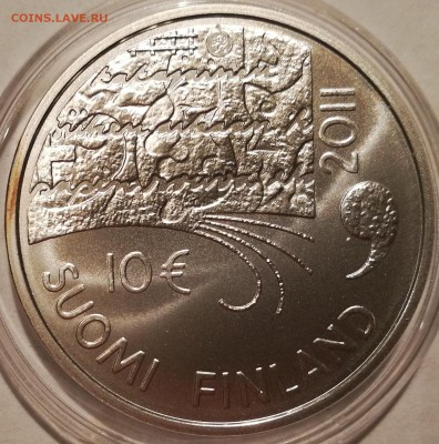 10 евро 2011 Финляндия (Юхани Ахо и финская литература) - 0