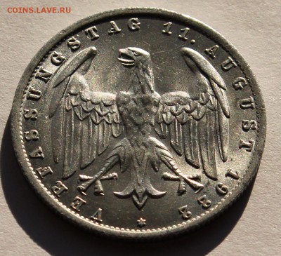 Веймарская республика 3 марки 1922 J - 6