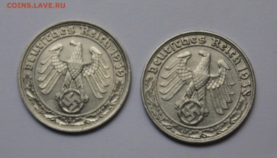 3 рейх, 50 пфеннигов 38 и 39 - EC77B0E0-8C3A-4450-A0A0-92F38D5F6D6E