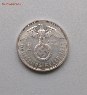 РЕЙХ,2 марки 1939А(свастика)!до 26.12.2017 - фото 23 декабря 012