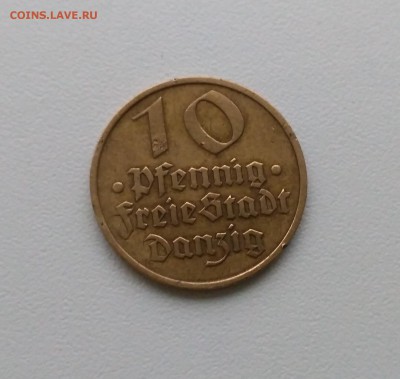 ДАНЦИГ,10 пфеннигов 1923г(Рыба)!до 26.12.2017 - фото 23 декабря 031