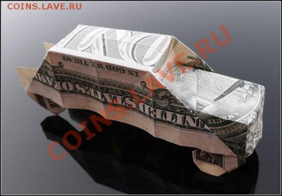 Искусство и банкноты - Оригами из долларовых банкнот 3