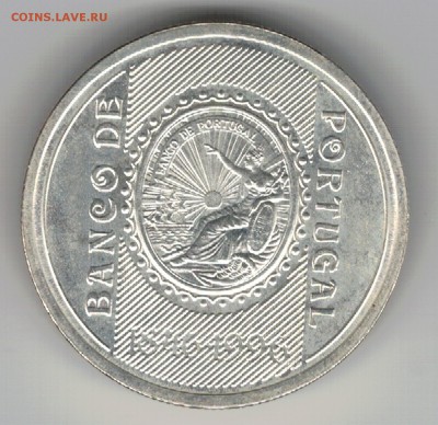 Ag ПОРТУГАЛИЯ 500 ЭСКУДО 1996 БАНК 28.12 В 22.00МСК (Е486) - 5-порт500э96