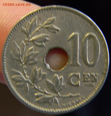 10 сантимов бельгия 1921 - DSCN2768.JPG