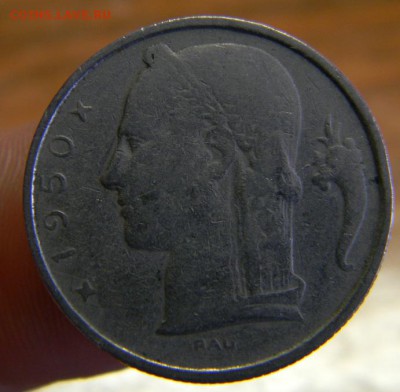 5 ф бельгия 1950 - DSCN2685.JPG