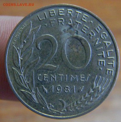 20 сантимов франция 1981 - DSCN2674.JPG