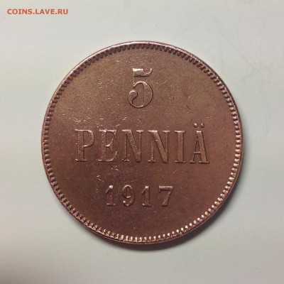 5 ПЕННИ 1917г. ВЕНЗЕЛЬ. - 1