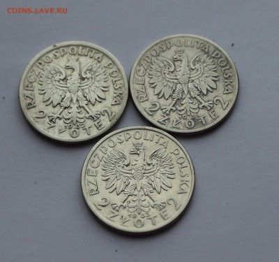2 злотых 1932, 33, 34 год, Ядвига, серебро - IMG_0696_cr