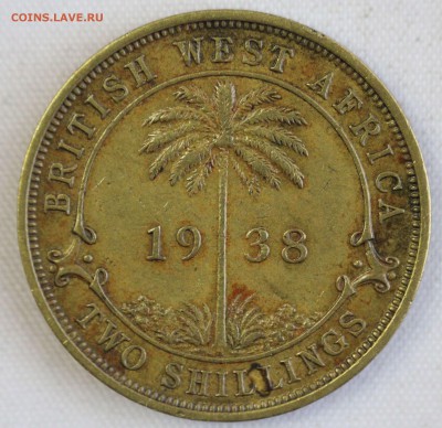 С РУБ.BRITISH WEST AFRICA 2 шиллинга 1938г. до 1.01 в 22-00 - IMG_0413