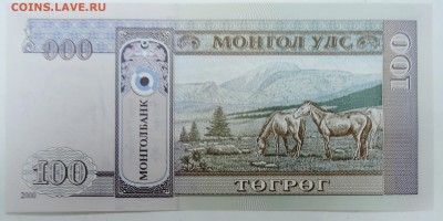 МОНГОЛИЯ - 100 тугриков 2000 г. пресс до 01.01 в 22.00 - DSCN1880.JPG