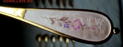 Десертный набор из 13 предметов в эмали ок .29.12  23-00 мск - DSC04193.JPG