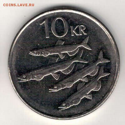 Исландия 10 крон 2004 Мойва до 01.01.2018 в 22.00мск (Е517) - 4-1ис10а