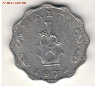 Мальта 5 милс 1972 до 01.01.2018 в 22.00мск (Е517) - 4-1млт5м