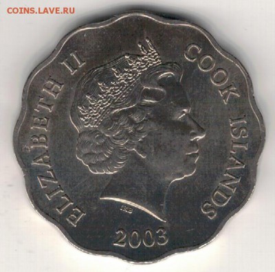 О-ва Кука доллар 2003 Божок до 01.01.2018 в 22.00мск (Е659) - 4-ок1д
