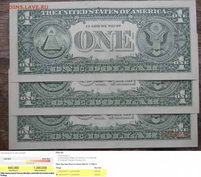 Замещение (звезда) 3 боны по 1$ 2009 США подряд ОЦЕНИТЬ. - Доллары со звезд.JPG