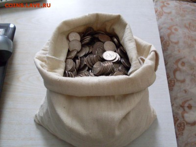 5 коп 1997-2009 г.  КУЧА--12,4 кг : до ухода в архив - 5_kopeek_1997_2009_g_ves_12_4_kg