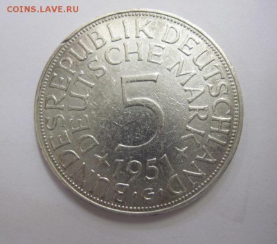 5 марок ФРГ 1951 до 30.12.17 - IMG_5443.JPG