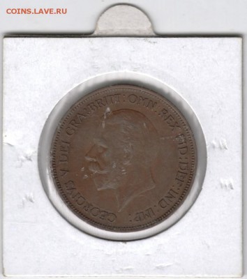 Великобритания 1 пенни 1936 г. до 24.00 03.01.18 г. - Scan-171226-0028