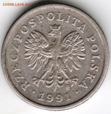 Польша 10 грошей 1991 г. до 24.00 03.01.18 г. - Scan-171226-0047