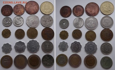 Подборка иностранных монет (182 шт), до 04.01.18 15:00 - coins-09