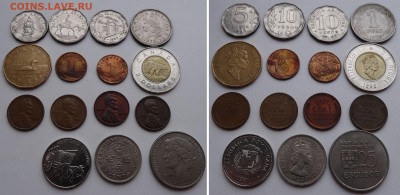 Подборка иностранных монет (182 шт), до 04.01.18 15:00 - coins-05