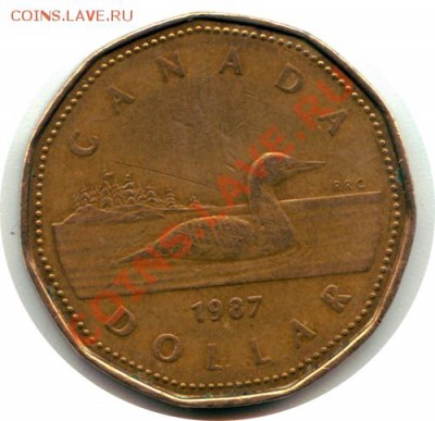 R08 1$ Канада 1987 до 31.03 в 22°° - R08 Canada 1$ 1987_1