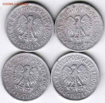 Польша 10 грошей 1961,1967,1970,1971 г. до 24.00 04.01.18 г. - Scan-171226-0036